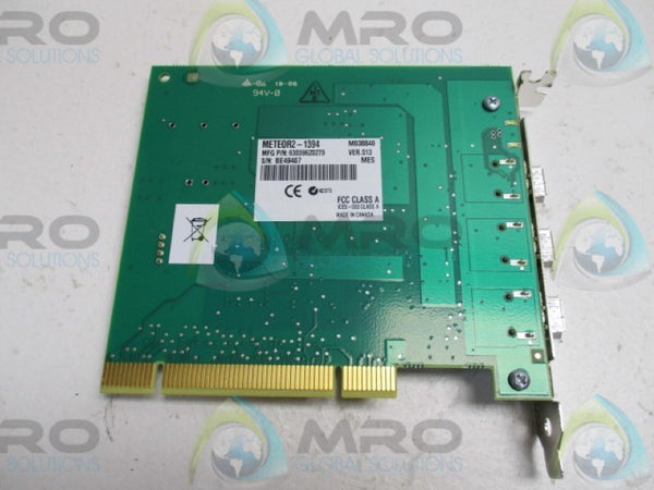 MATROX METEOR2-1394 MULTI-CHANNEL VISION BOARD UNMP