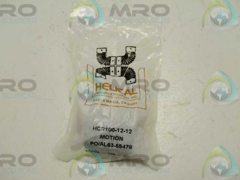 HELICAL HCR100-12-12 COUPLING FLEXIBLE SHAFT 12MM  NSMP
