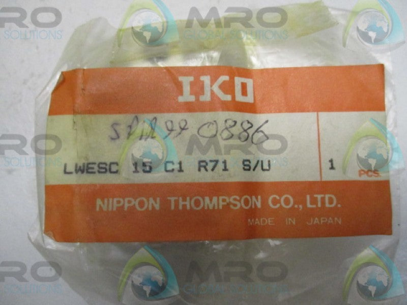 IKO LWESC15C1R71 S/U MINIATURE LINEAR BEARING GUIDE  NSMP