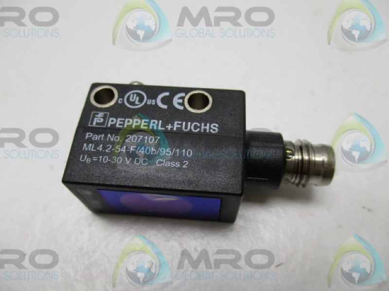 PEPPERL+FUCHS ML4.2-54-F/40B/95/110 207107 SENSOR * NEW IN FACTORY BAG *