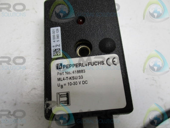 PEPPERL+FUCHS ML4-T-KSU/33 418883 PHOTOELECTRIC AUTOMATION SENSOR  NSNP