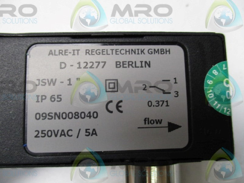 CONTROL ENGINEERING  JSW-1" 09SN008040 FLOW VALVE 250VAC  NSNP