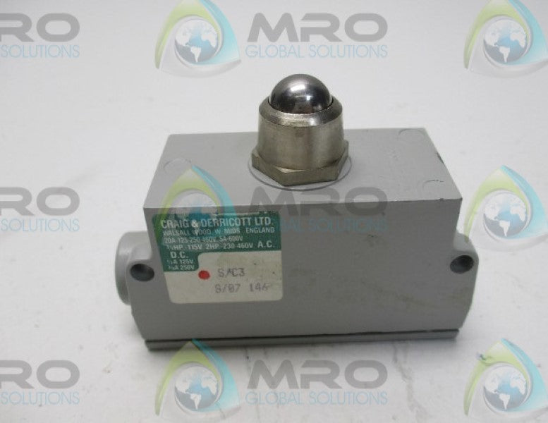 CRAIG & DERRICOTT S/C3 SWITCH  UNMP