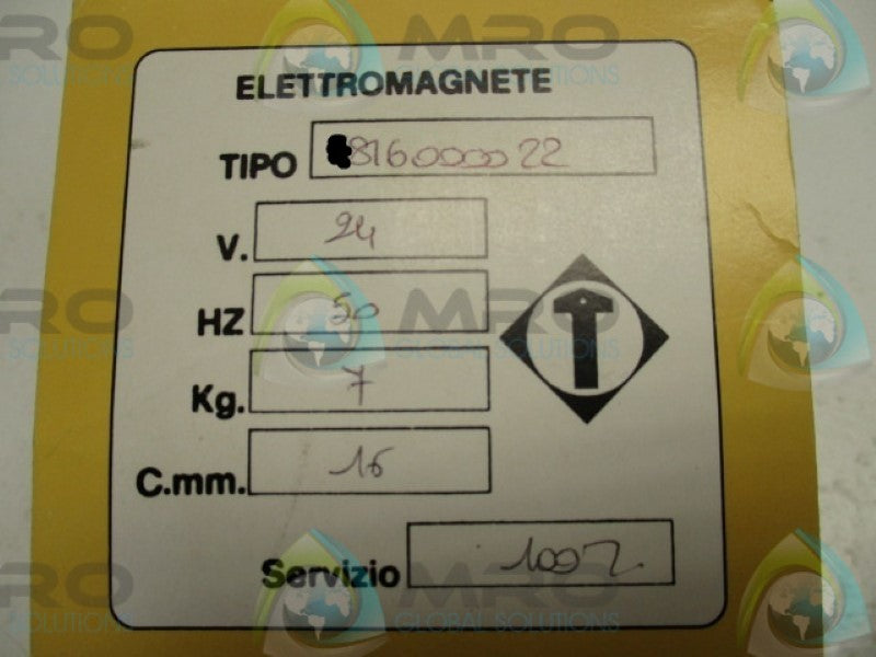 ELETTROMAGNETE 816000022 ELECTROMAGNETIC TRANSFORMER 24V  NSMP