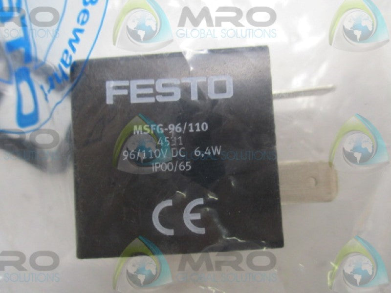 FESTO MSFG-96/110 SOLENOID COIL KIT * NEW IN FACTORY BAG *