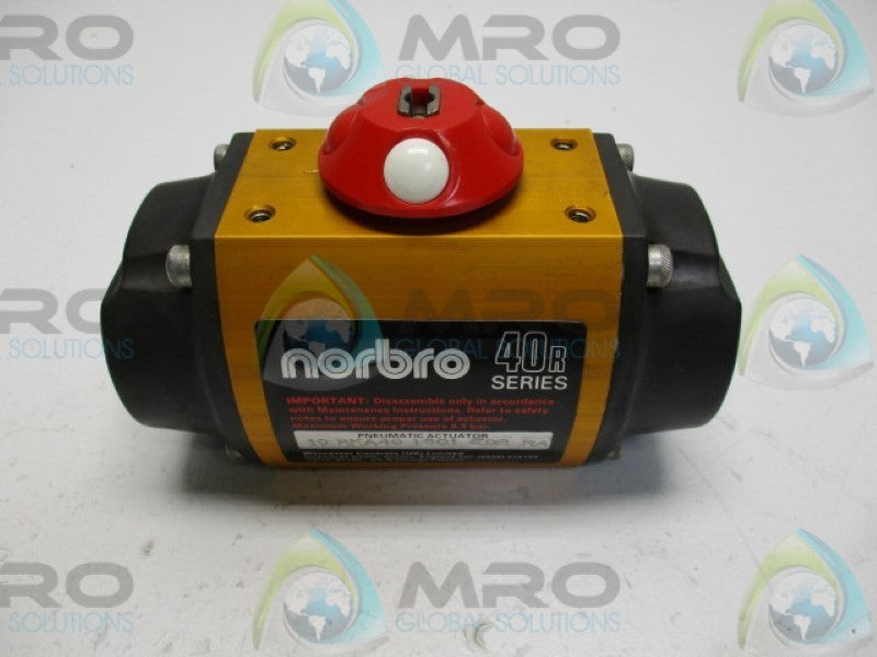NORBRO 10-RKA40-1SG1-E0B-RA PNEUMATIC ACTUATOR  UNMP