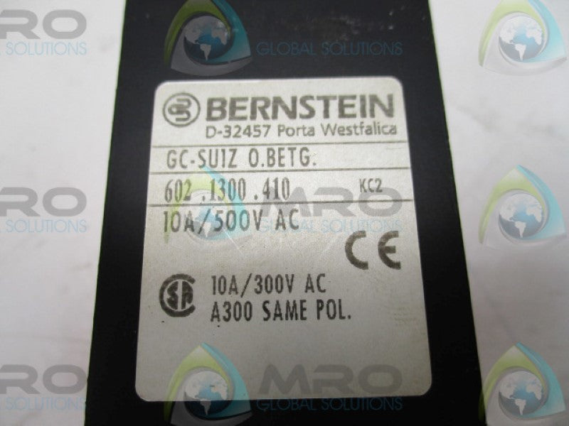 BERNSTEIN GC-SU1Z 0.BETG. LIMIT SWITCH   UNMP