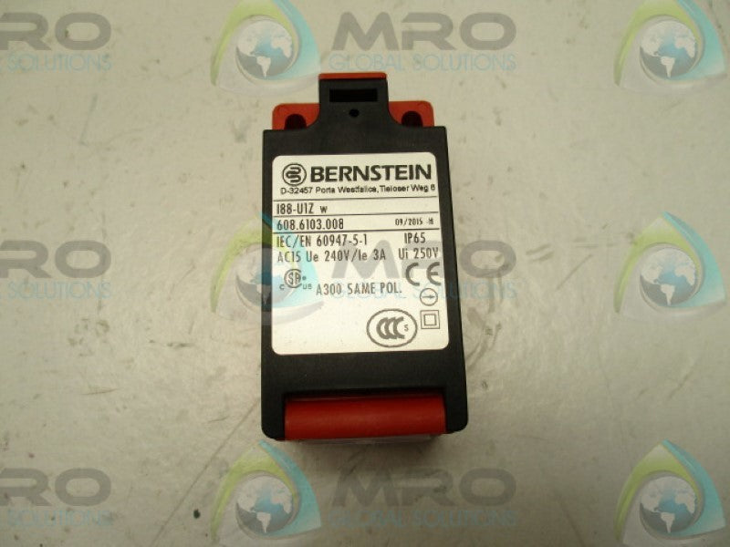 BERNSTEIN I88-U12W PLUNGER LIMIT SWITCH  NSNP