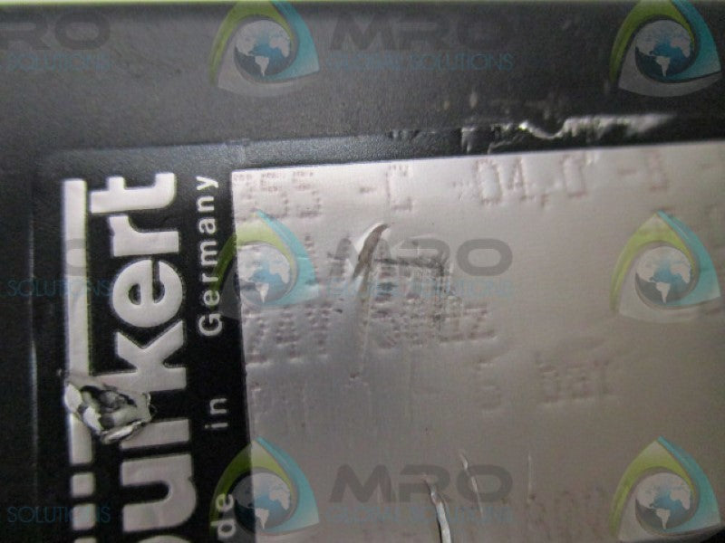 BURCKET 355-C-04,0-B-NC VALVE 3-1/? 24V 0-6BAR  UNMP