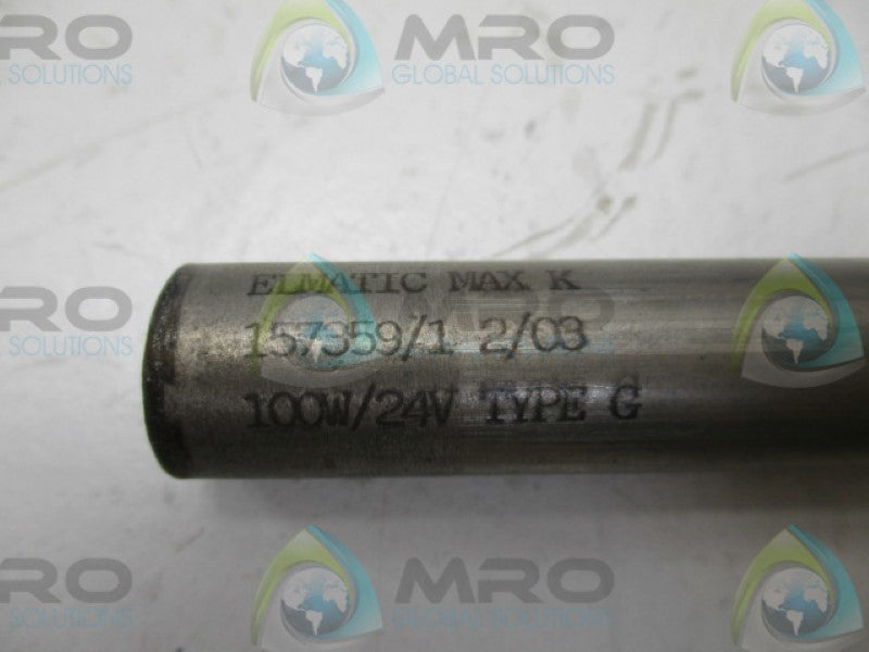 ELMATIC  157359/1 HEATER ELEMENT 100W 24V TYPE G  NSNP