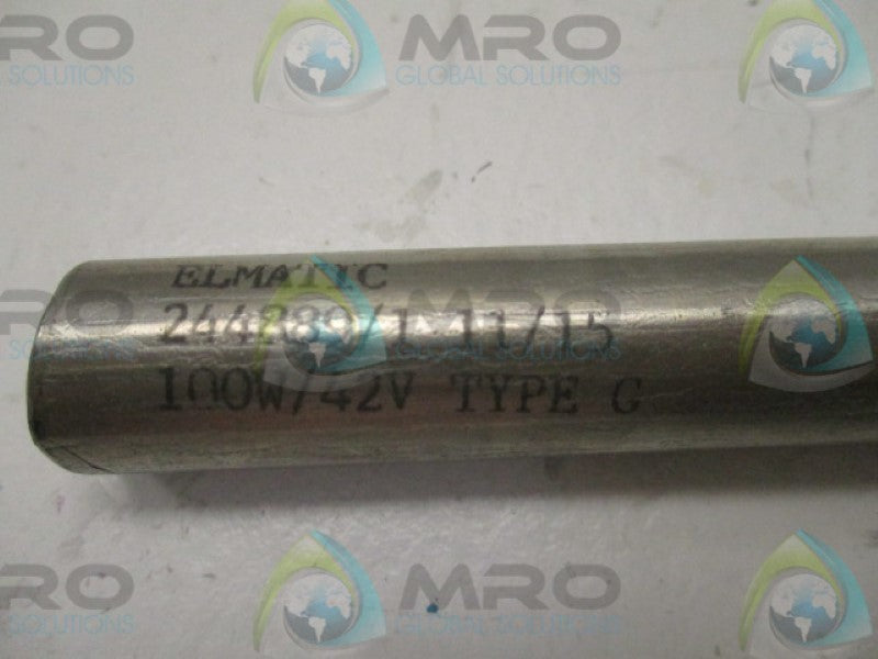 ELEMATIC 244889/1 HEATER ELEMENT 100W 42V TYPE G  NSNP