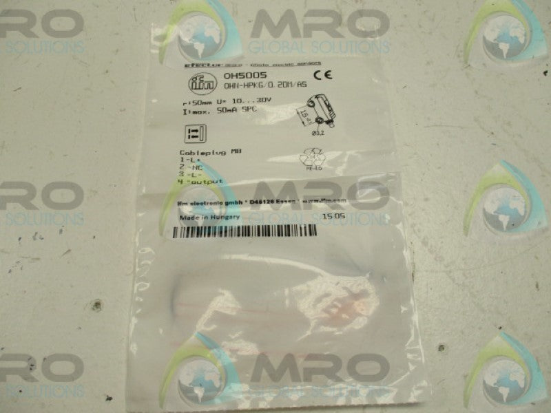 IFM EFECTOR OH5005 PHOTOELECTRIC SENSOR  NSMP