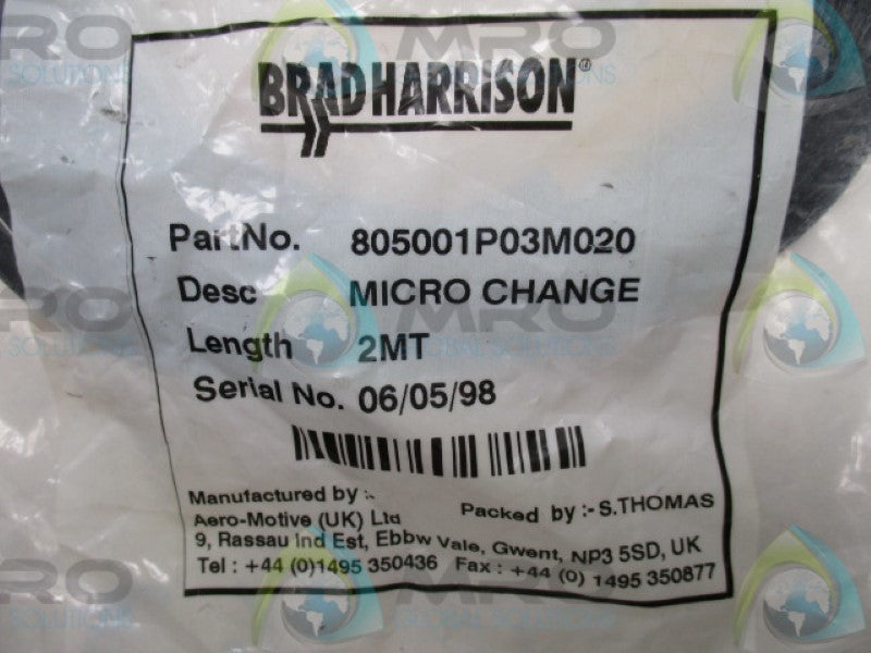 DANIEL WOODHEAD 805001P03M020 MICRO-CHANGE CABLE 2M  NSMP