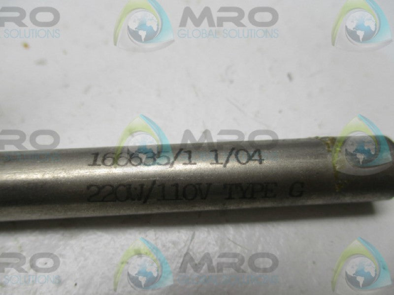 ELMATIC 166635/1 HEATER ELEMENT 110V 220W  NSNP