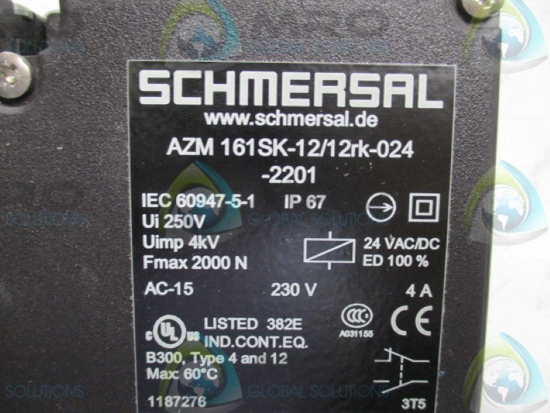 SCHMERSAL AZM161SK-12/12RK-024-2201 SAFETY INTERLOCK SWITCH  UNMP
