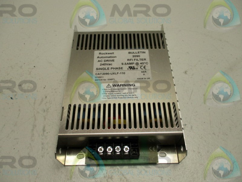 INDUSTRIAL SPARE PART 2090-UXLF-110 SER.A RFI FILTER 9.5A 240VAC  NSNP