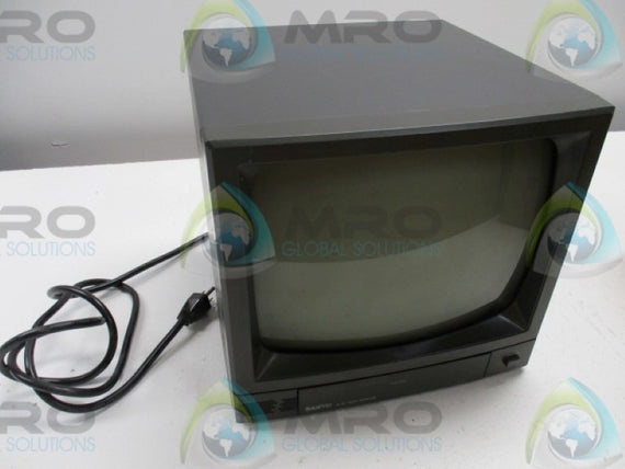 SANYO VM5512 BLACK/WHITE VIDEO MONITOR 120VAC * USED *