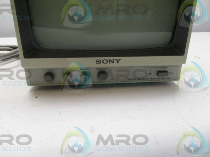 SONY SSM-930 BLACK/WHITE MONITOR 120VAC  UNMP