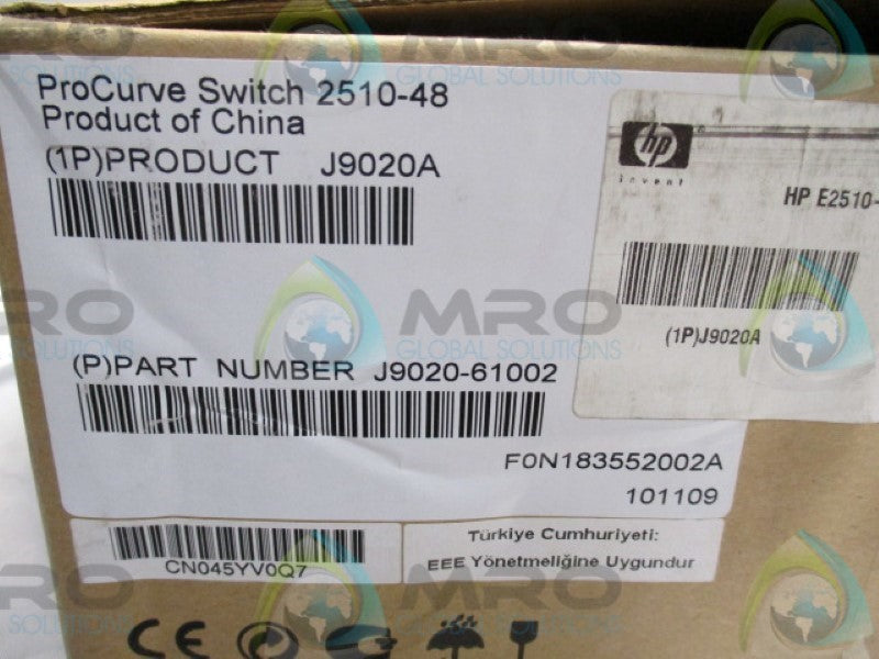 HP J9020A 2510-48 PROCURVE SWITCH   NSMP