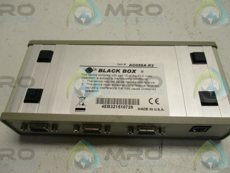 BLACKBOX AC056AE-R2 VGA VIDEO SPLITTER 2-CHANNEL ( AS PICTURED ) NSMP