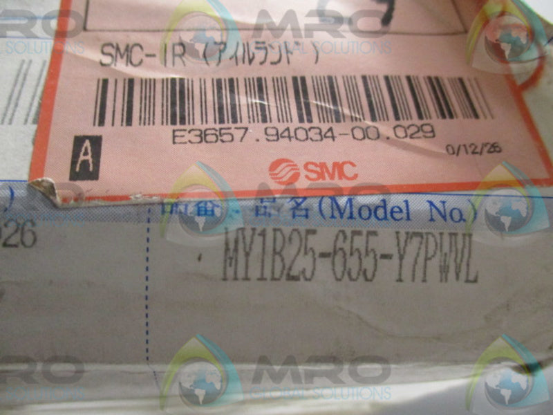 SMC MY1B25-655-Y7PWVL RODLESS CYLINDER  NSMP