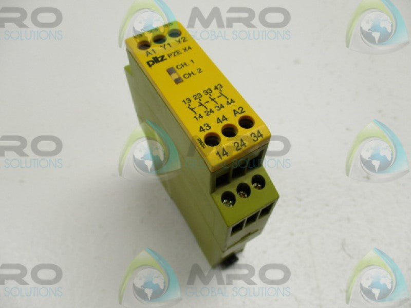 PILZ PZE-X4-24VDC-4N/0 CONTACT EXPANDER MODULE 24VDC  UNMP
