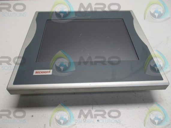 BECKHOFF CP7802-0001-0010 CONTROL PANEL WITH DVI/USB INTERFACE 15"* USED *