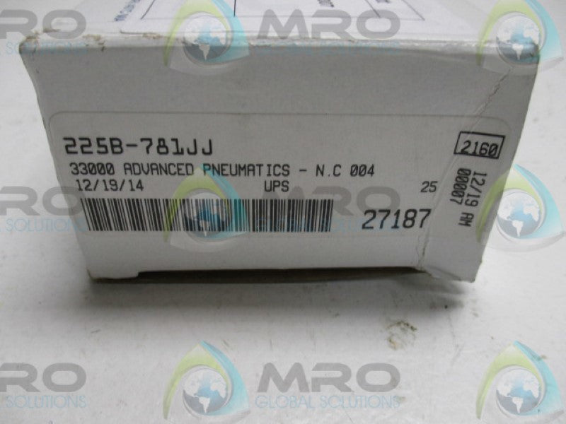 MAC 225B-781JJ SOLENOID VALVE 24VDC  NSMP