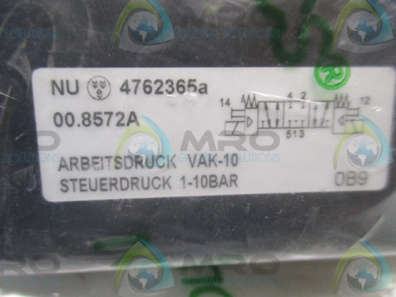 NUMATICS 00.8572A SOLENOID VALVE 24VDC  ORIGINAL PACKAGE