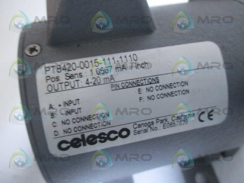CELESCO PT8420-0015-111-1110 TRANSDUCER *USED*