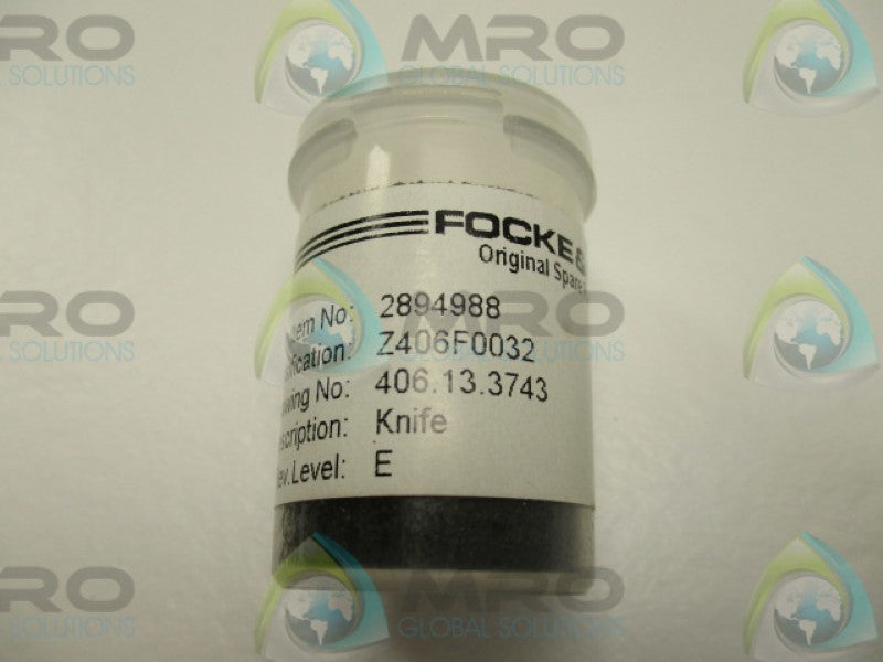 FOCKE 406-13-3743E KNIFE  NSMP