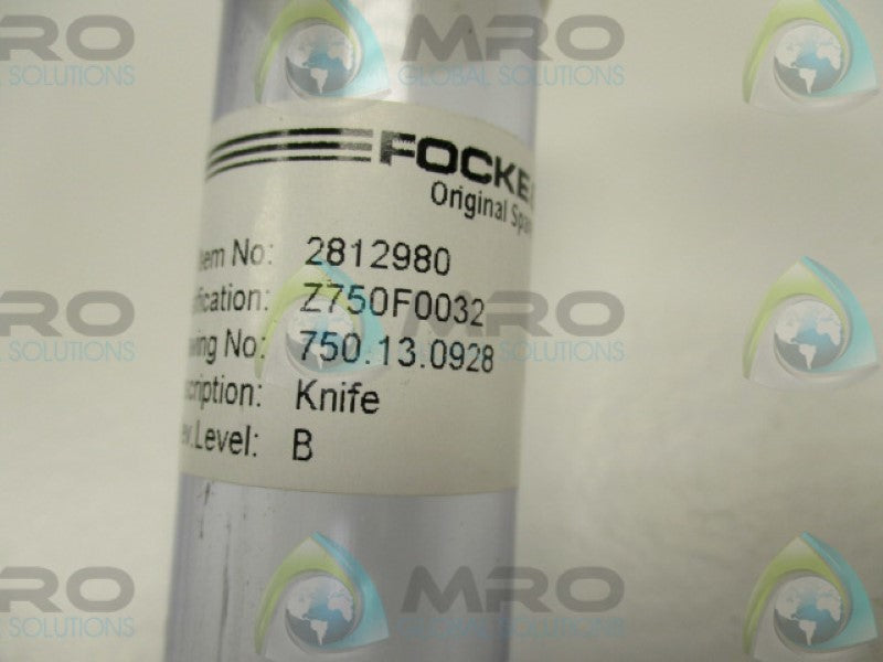 FOCKE 750-13-0928B KNIFE  NSMP