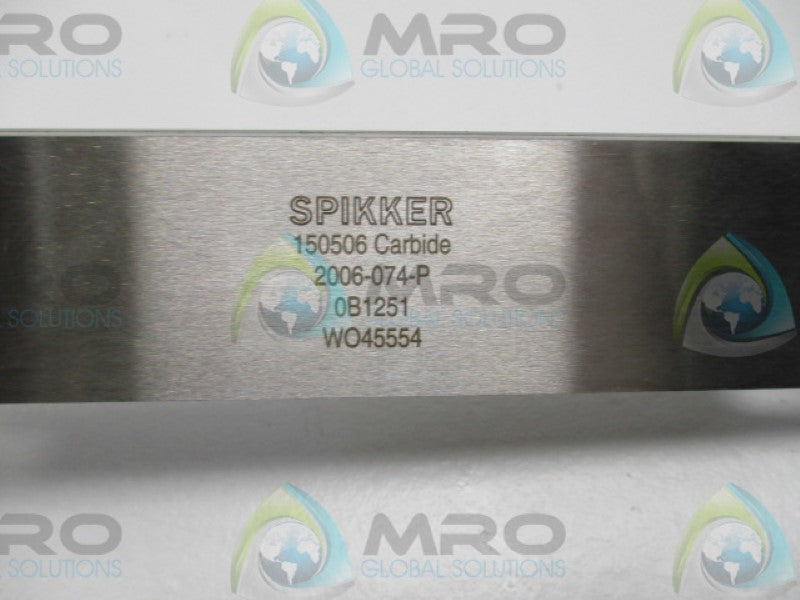 SPIKKER 2006-074-P BLADE CARBIDE  NSNP