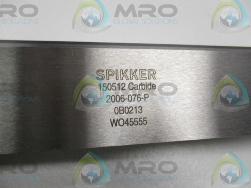 SPIKKER 2006-076-P BLADE CARBIDE  NSNP
