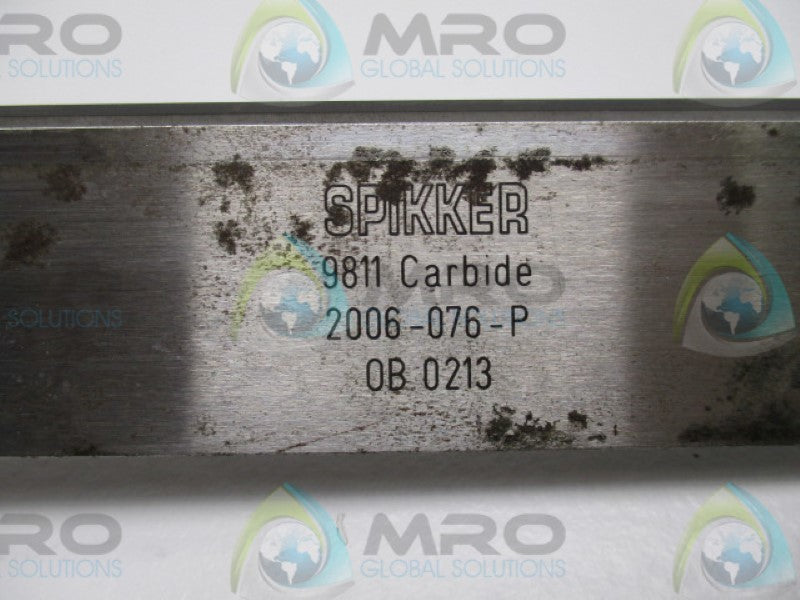 SPIKKER 2006-076-P BLADE CARBIDE  UNMP