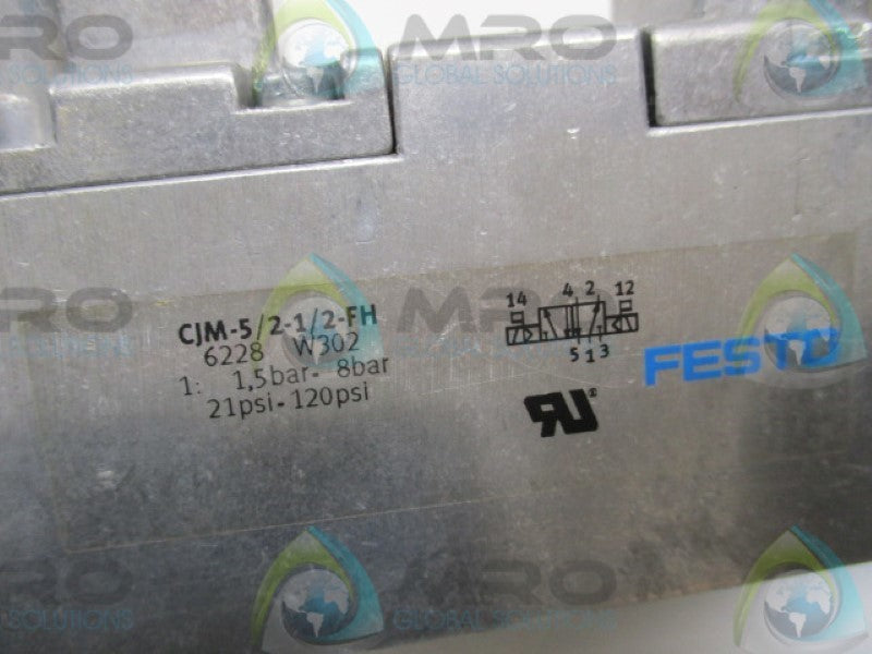 FESTO CJM-5/2-1/2-FH SOLENOID VALVE  NSNP