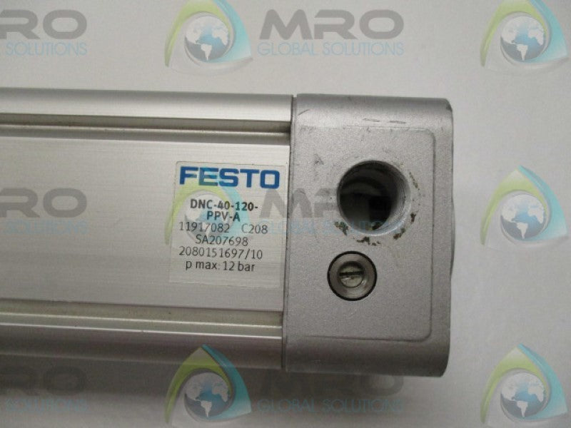 FESTO DNC-40-120-PPV-A PNEUMATIC CYLINDER  UNMP