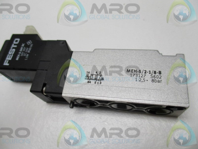 FESTO MEH-5/2-1/8-B SOLENOID VALVE 24VDC  UNMP