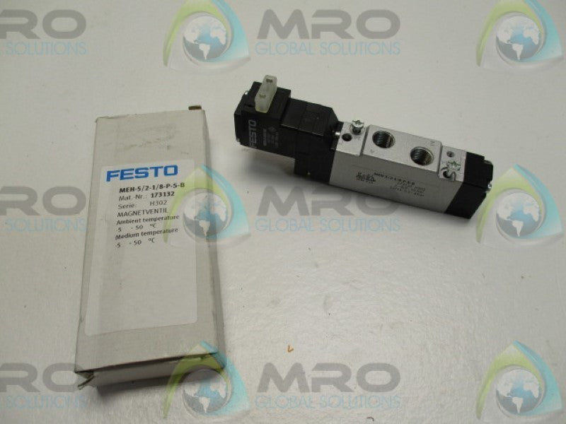 FESTO MEH-5/2-1/8-P-S-B SOLENOID VALVE  NSMP