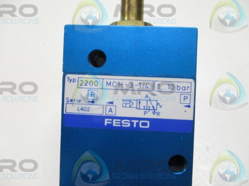 FESTO MCH-3-1/4 SOLENOID VALVE  NSNP