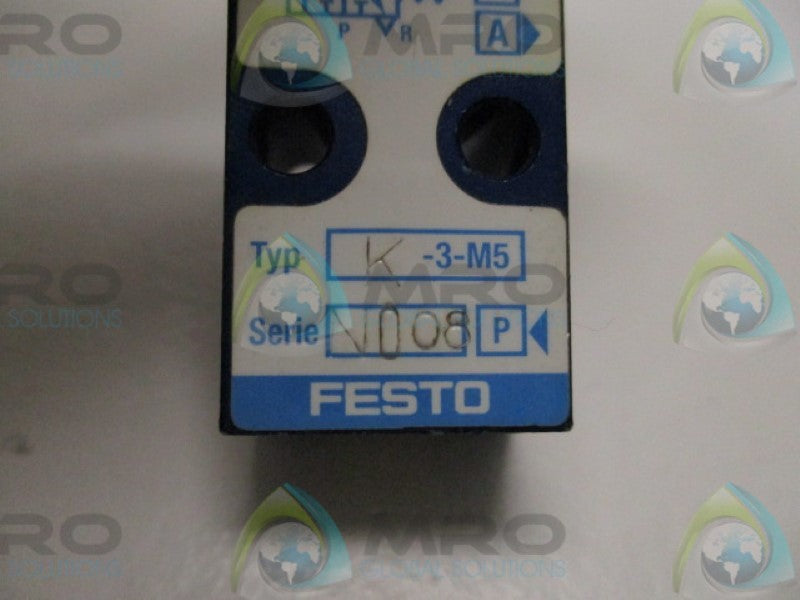 FESTO K-3-M5 PUSHBUTTON VALVE  NSNP