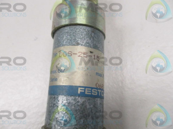 FESTO DGS-25-15 CYLINDER  UNMP