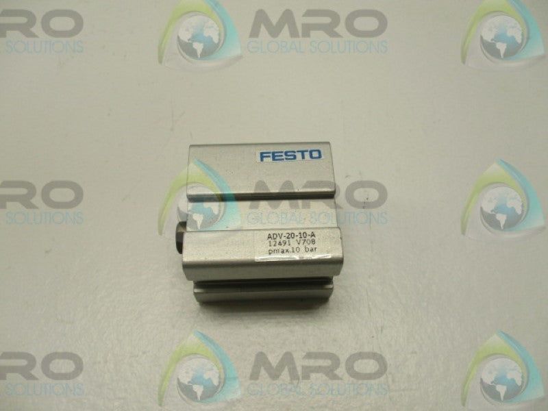 FESTO ADV-20-10-A PNEUMATIC AIR CYLINDER  UNMP