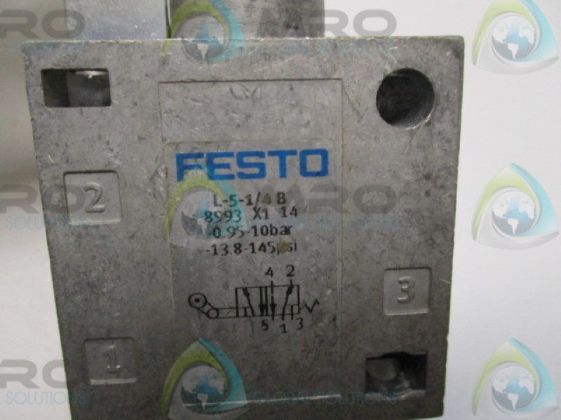 FESTO L-5-1/4B TOGGLE LEVER VALVE   NSNP