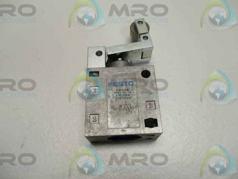 FESTO L-3-1/4B TOGGLE LEVER VALVE  NSNP