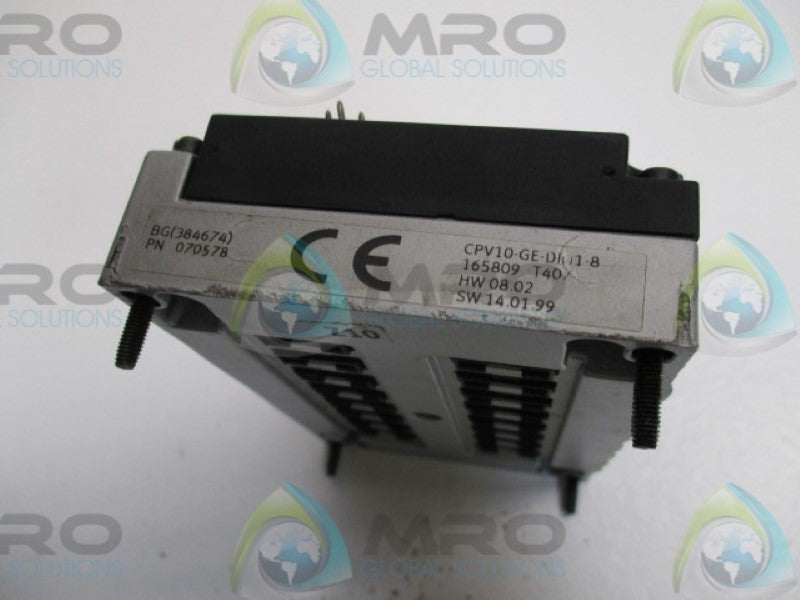 FESTO CPV10-GE-DI01-8 ELECTRICAL INTERFACE PNEUMATIC BLOCK  UNMP