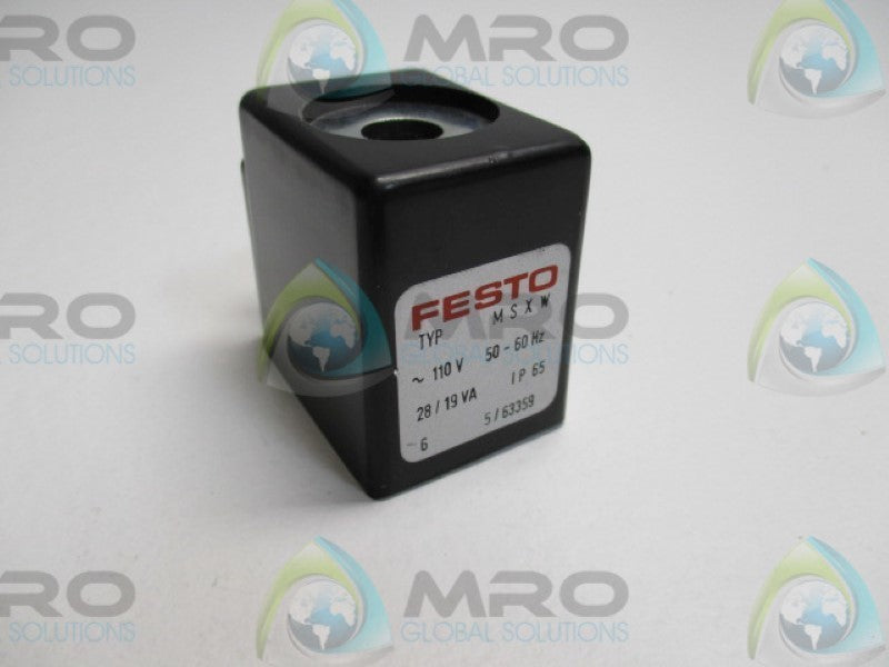 FESTO MSXW SOLENOID COIL 110VAC  UNMP