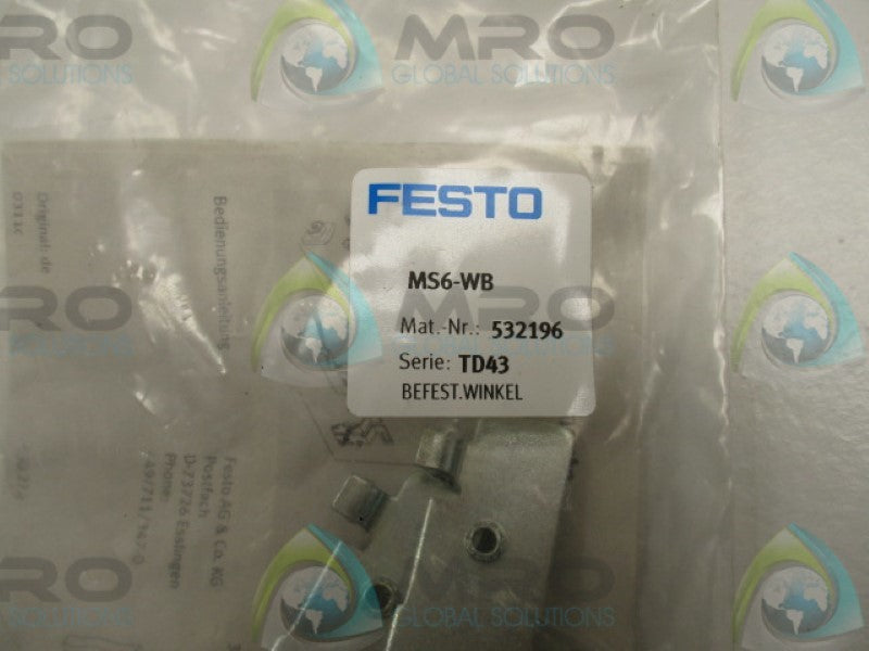 FESTO MS6-WB 532196 MOUNTING BRACKET  NSMP