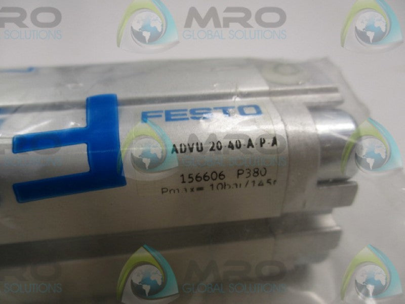 FESTO ADVU-20-40-A-P-A COMPACT CYLINDER  NSMP