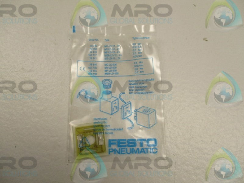 FESTO 19145 ILLUMINATING SEAL 12-24V   NSMP